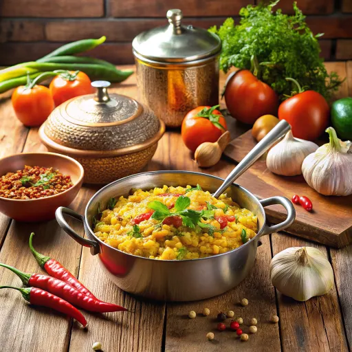 सीतमूट और मटर का खिचड़ी